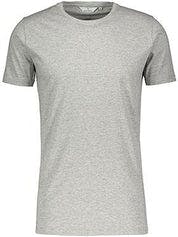 Niklas Basic Tee - Light Grey Melange